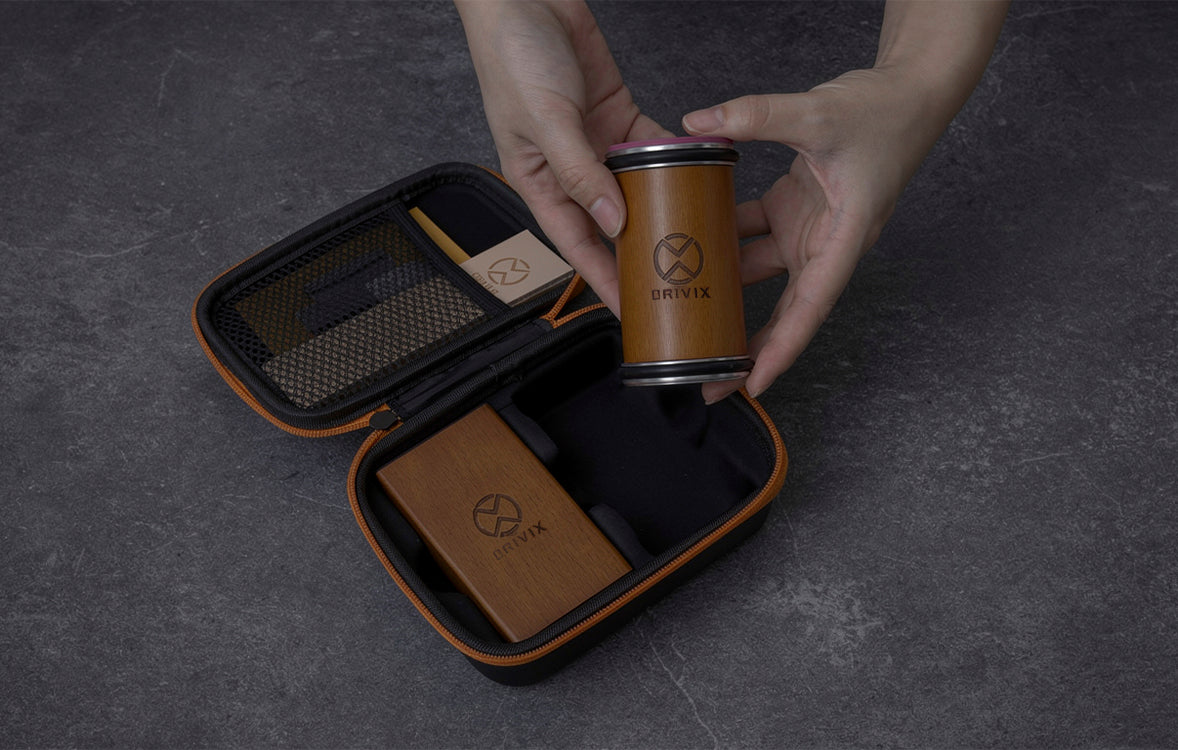 Rolling Knife Sharpener Kit with Magnetic 2-Angle Base
